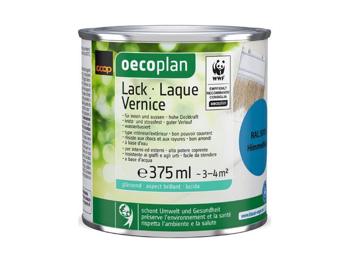 Oecoplan Lack glänzend Himmelsblau 375ml