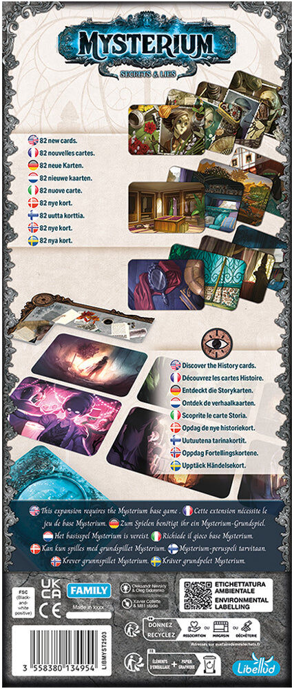 Mysterium: Secrets ; Lies Refresh Board Game Expansion by Libellud