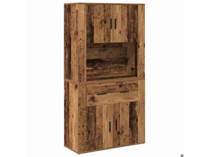 SOLO - TOP Haut de Buffet Bois ancien 80x33x150 cm - Bois d'ingénierie 436454