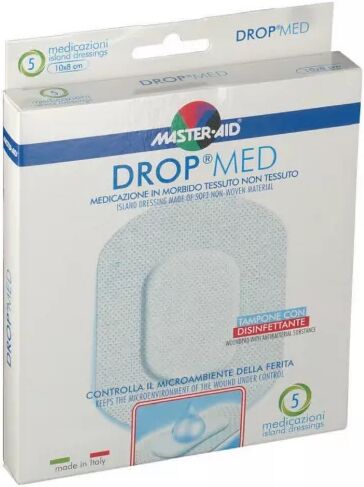 Master Aid Drop Med Micro-Environment Dressing 10x12cm x5