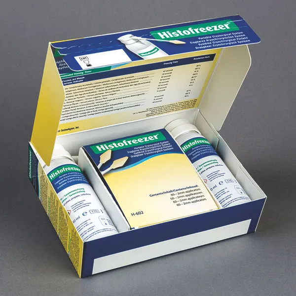 OraSure Technologies Inc. Histofreezer Set Small 2 x 80 ml mit 60 Applikatoren Ø 2 mm zur Warzenbehandlung 1001-0411