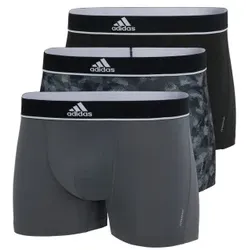 adidas 3P Sport Trunk Grau/Schwarz Polyester Large Herren