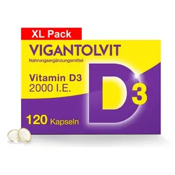 VIGANTOLVIT 2000 I.E. Vitamin D3 Weichkapseln 21,6 g