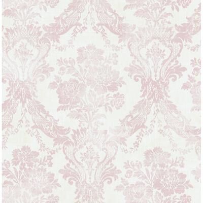 Seabrook Designs Chateau Damask Unpasted Wallpaper