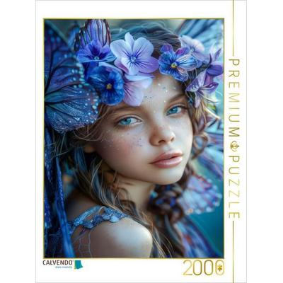 CALVENDO Puzzle Fee der Stiefmütterchen | 2000 Teile Lege-Größe 90x67cm Foto-Puzzle für glückliche Stunden, von , Calvendo Puzzle