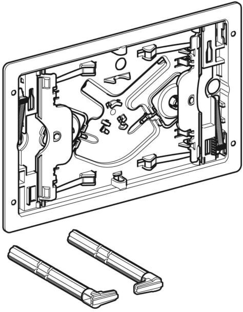 Geberit Befestigungsrahmen 242814001 zu BetPl. Sigma70