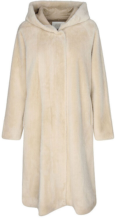 PRIDE TO BE Mantel in Felloptik HARRIET beige   S S