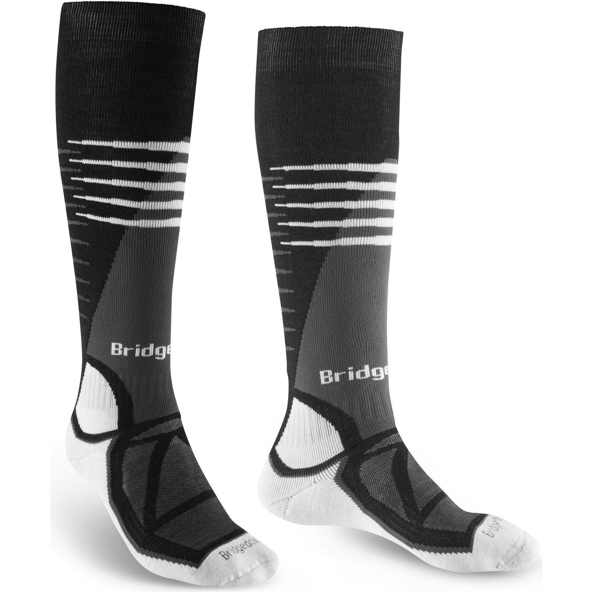 Bridgedale Ski Midweight black/white (10) L 710370-10-L