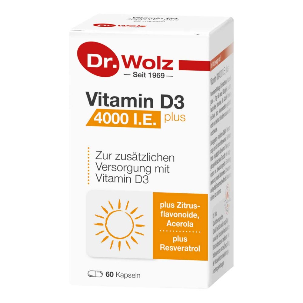 Dr. Wolz Zell GmbH Vitamin D3 4000 I.e. Plus Kapseln 18084612