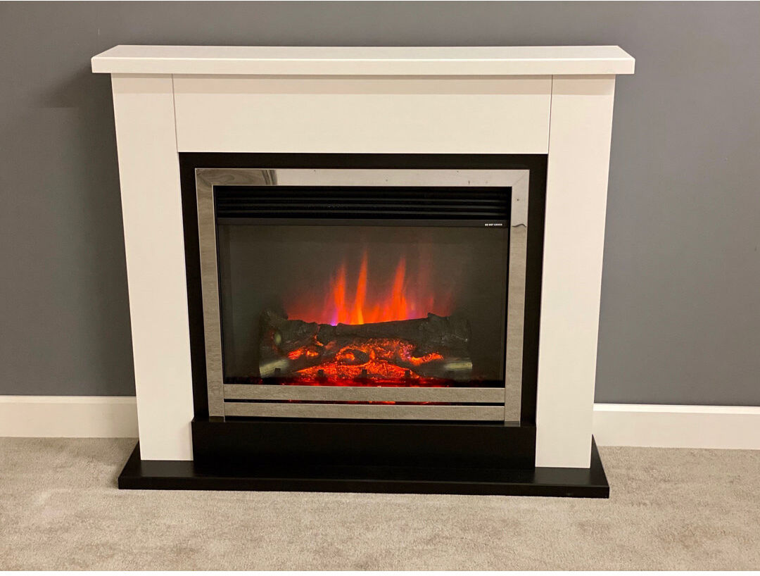 Middleton Suncrest 105 cm W Electric Fireplace Painted 91.5cm H X 105cm W X 248cm D