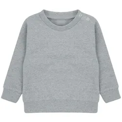 Larkwood Umweltfreundliches Kinder-Sweatshirt LW800 light stone 3-4 Jahre
