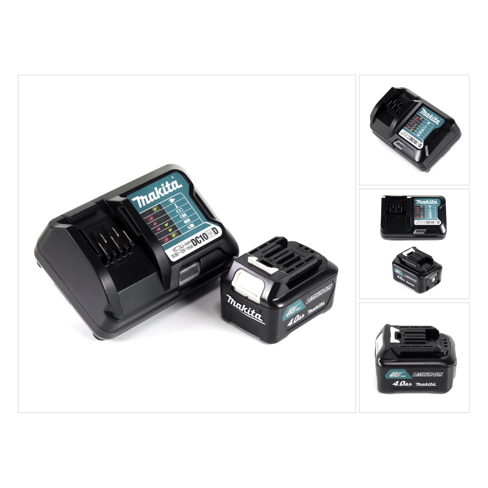 Makita Power Source Kit 12V mit 1x BL1041B Akku 4,0Ah + DC10WD Ladegerät (12 V) (4406)