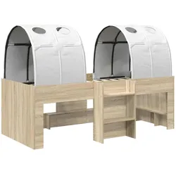 vidaXL, Bett, Moderner Bettrahmen (190 x 190 cm)