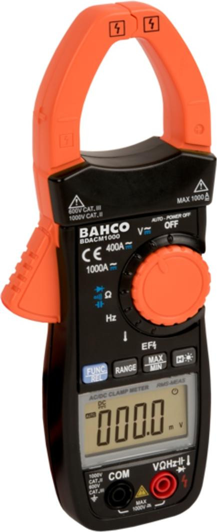 Bahco digitale stroomtang 1000A AC/DC met True RMS-meting