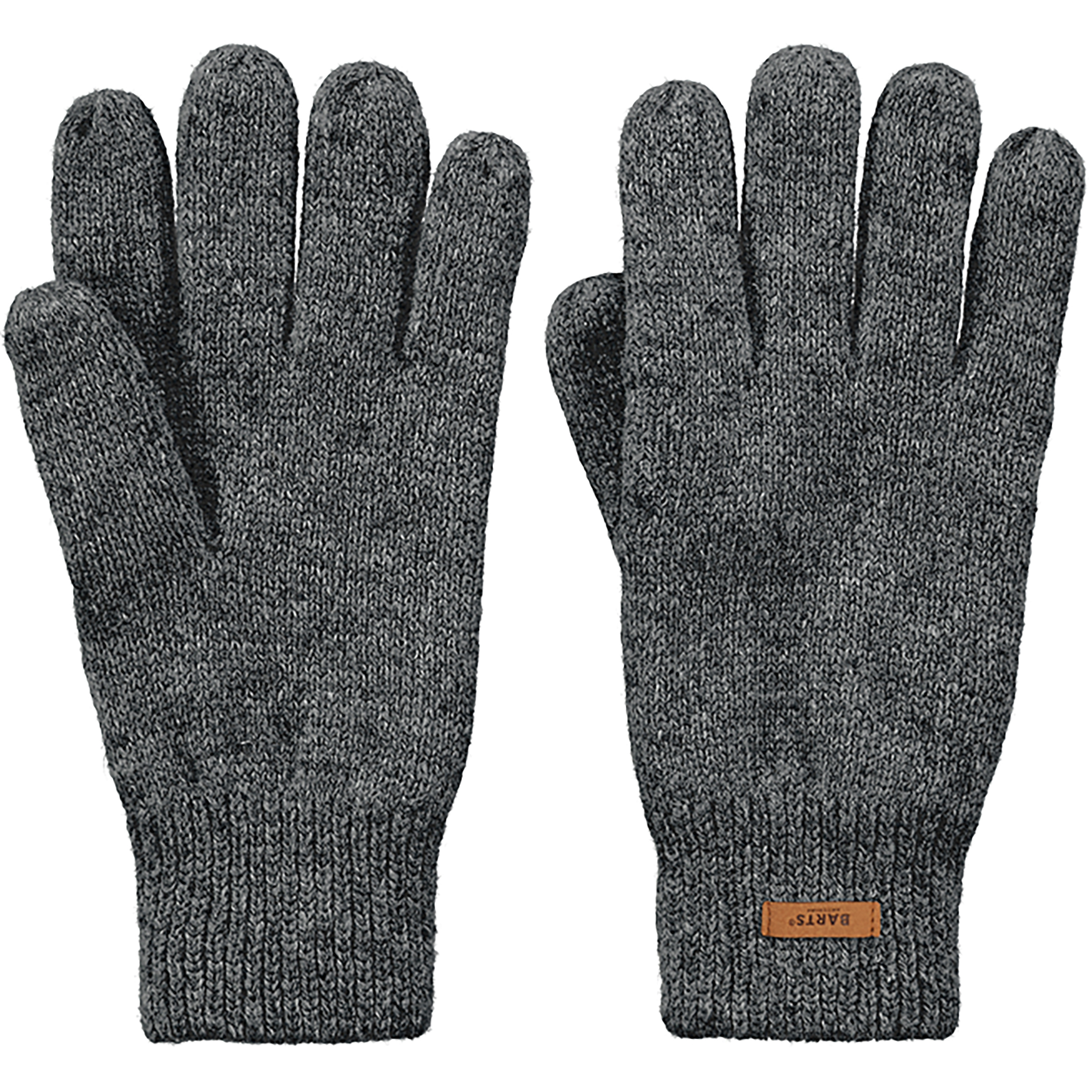 Barts Haakon Fingerhandschuhe grau Größe L Lifestyle Atmungsaktiv