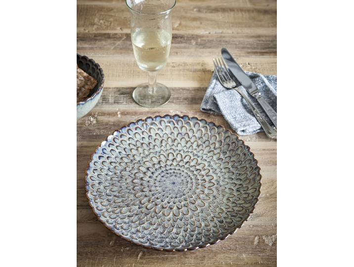 Assiette Katrina 4 pièces Ø 27cm Gris