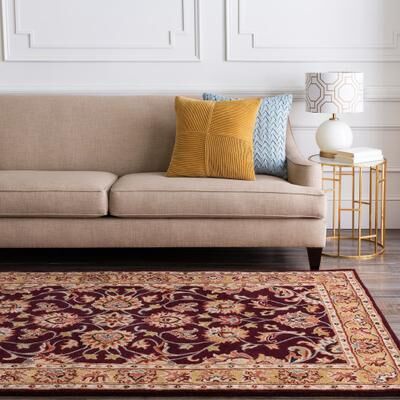 Livabliss Artistic Weavers Nia Handmade Traditional Border Area Rug