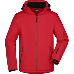 James & Nicholson Herren Wintersport Softshell Jacke Softshell-Jacke JN1054 red M