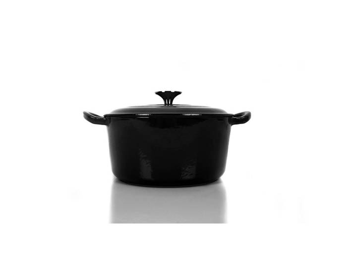 Echtwerk Schmortopf, Schwarz, Metall, 3,5 l, backofengeeignet, kratzfest, geschmacksneutral, optimale Wärmeverteilung, leichte Reinigung,backofengeeignet, Kochgeschirr, Töpfe, Schmortöpfe