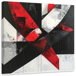 LEINWANDBILD 3D und geometrisch 50x50cm