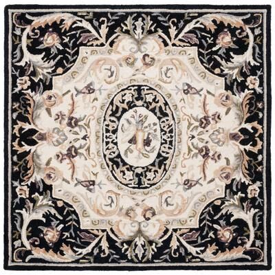 SAFAVIEH Handmade Savonnerie Alfa Traditional Wool Rug