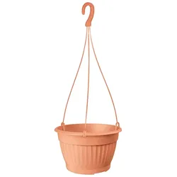 Prosperplast - TERRA 4L Hängepflanzgefäß - 23x23x14cm in Terrakottafarbe