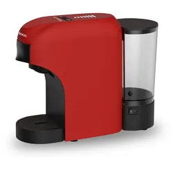 Sogo 4‐in‐1 Multi‐Kapsel Kaffeemaschine, 20 Bar, kompatibel mit mehreren Systemen, schnelle Extraktion, Rot/Schwarz
