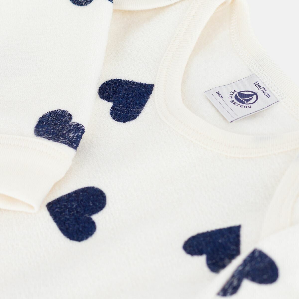 PETIT BATEAU Pyjama bébé en coton ouverture sans pression impri