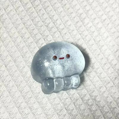 Uplift Essentials Premium Kawaii Stretchy Jellyfish Squishy Toy blue