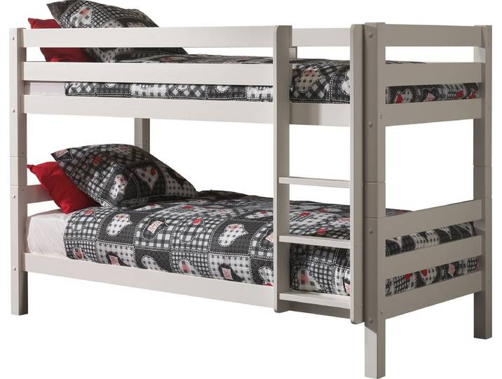 Vipack Stapelbed Pino 140 cm hoog - 90 x 200 cm - wit