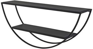 Kate and Laurel Tancill Half Circle Wall Shelf - 26x11