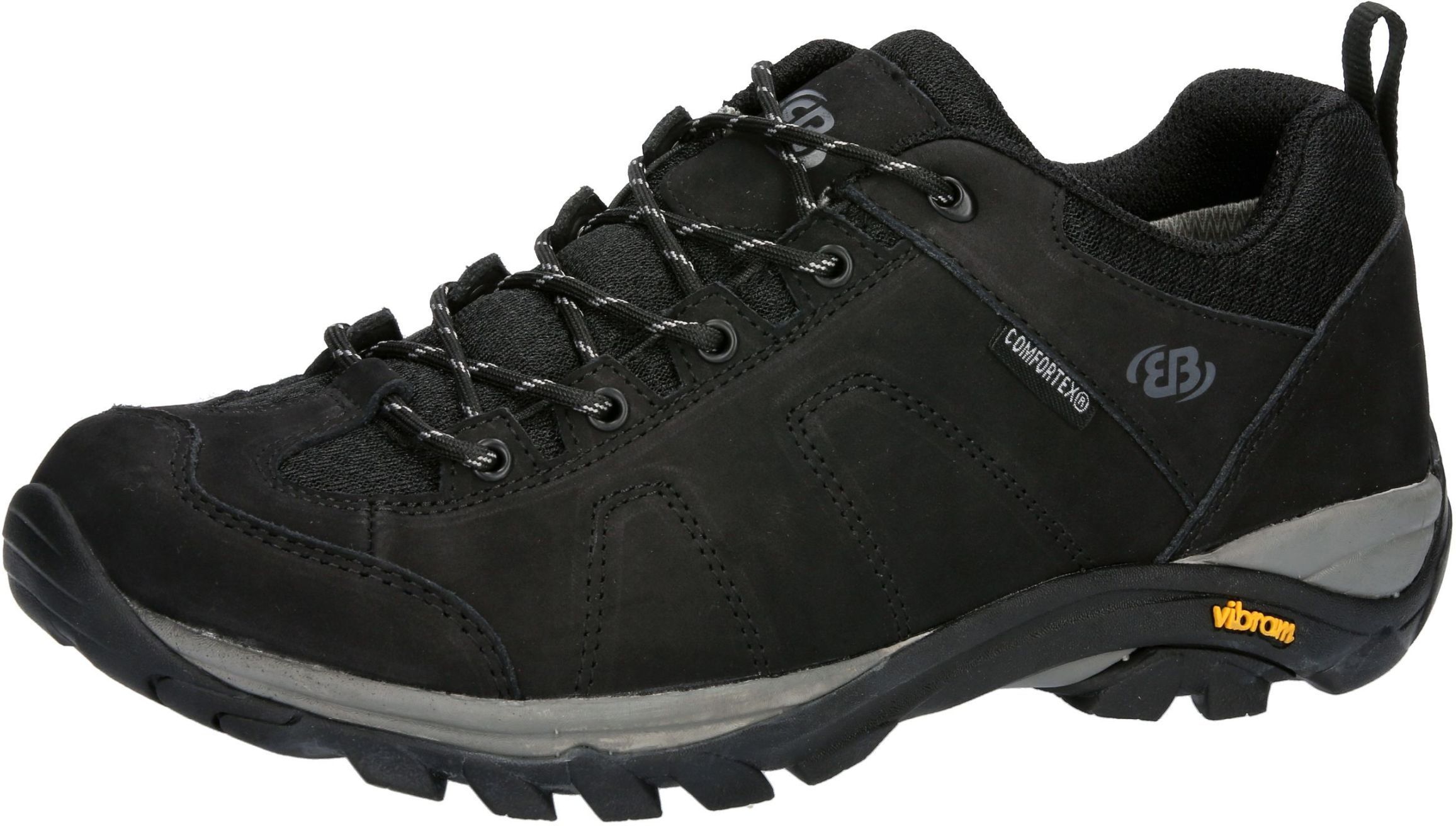 Outdoorschuh BRÜTTING "Outdoorschuh Mount Stevens", Herren, Gr. 40, schwarz, Veloursleder, Schuhe Outdoorschuh schwarz 40