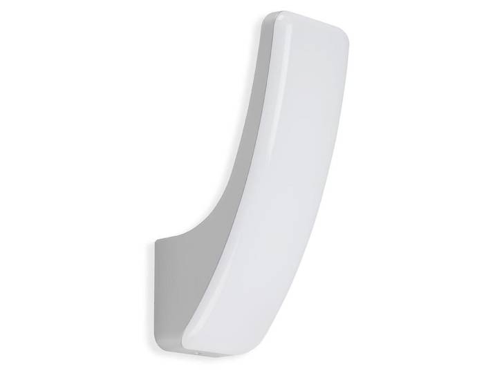 LED Außenwandleuchte Außenlampe 15W silber Metall-Kunststoff Telefunken