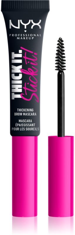 NYX Professional Makeup Thick it Stick It Brow Mascara brow mascara shade 08 - Black 7 ml
