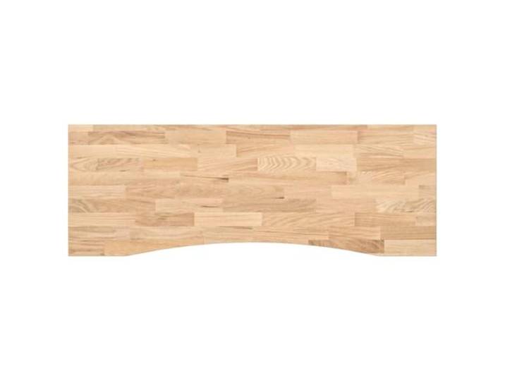 KGFHERENB Schreibtischplatte Massivholz Eiche Unbehandelt 140x50x2,5 cm Robuste Tischplatte aus Eichenholz für Arbeitszimmer und Büro. Individuell gestaltbare Oberfläche für DIY Tische.