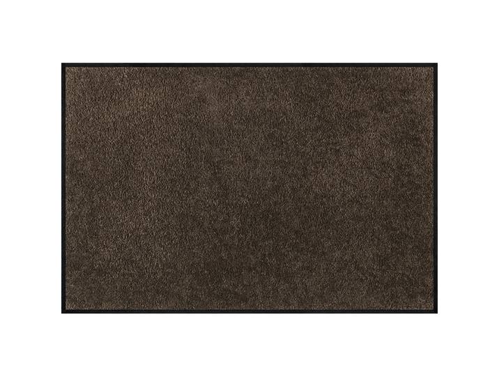wash+dry Fussmatte Dark Chocolate, Braun, Uni, rechteckig, 60x90 cm, rutschfest, für Fußbodenheizung geeignet, Teppiche und Böden, Schmutzfangmatten, Fußmatten