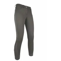 HKM Damen Softshell Reithose Emperor anthrazit Silikon Vollbesatz, Größe: 44