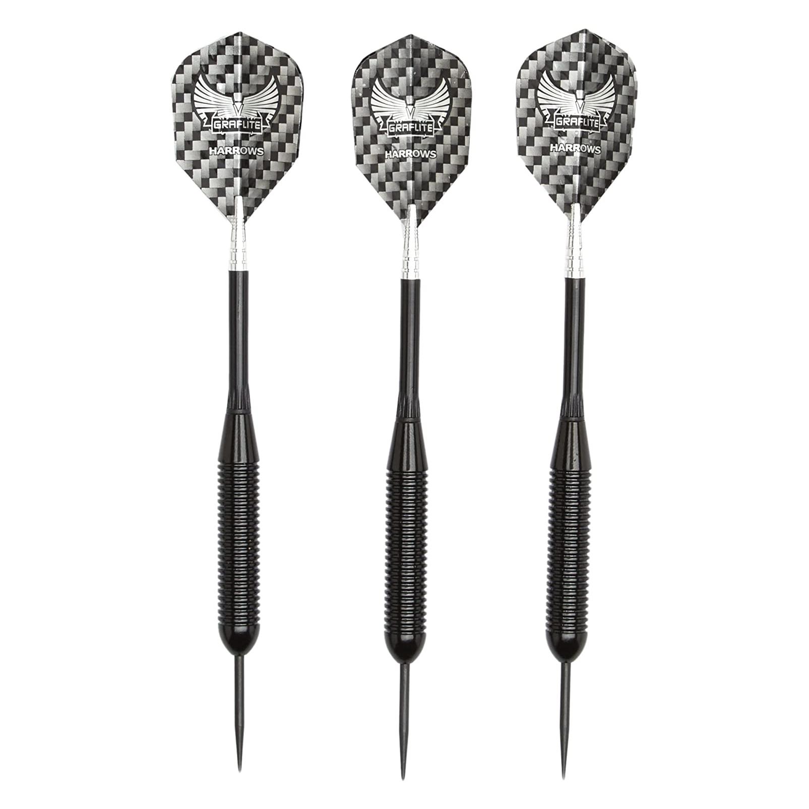 Harrows Darts Steeltip Schwarz ARROW 3x26gR (ST842HRED10626)
