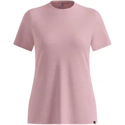 Odlo, Damen, Funktionsshirt, Merino Tencel Plain Tee (M), Rosa, Pink