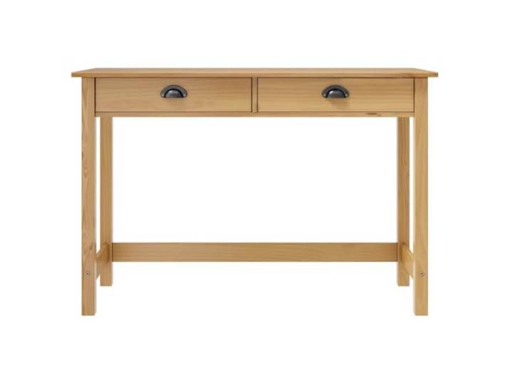 GPUTYGHN Konsolentisch Hill mit 2 Schubladen 110×45×74 cm Kiefernholz Massives Kiefernholz, 2 Schubladen, kompaktes Design, Flur, Wohnzimmer, Esszimmer, Schminktisch, Schreibtisch, pflegeleicht
