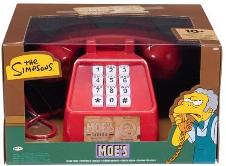 The Simpsons Prank Phone by Jakks Pacific - Authentic Design, Fun Sounds, and Durable Quality for Kids and Adults