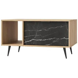 COUCHTISCH Luka Holz und Schwarz