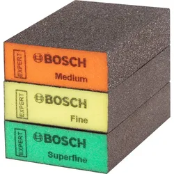 Bosch EXPERT S471 Schleifblock-Set M/F/SF, 3-teilig – 2608901175