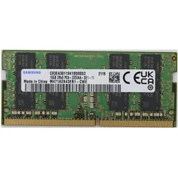 Lenovo SoDIMM,16GB,DDR4,3200,Samsung (3200 MHz, DDR4-RAM, SO-DIMM), RAM