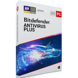 Bitdefender Antivirus Plus 2026, 5 Geräte - 2 Jahre, Download