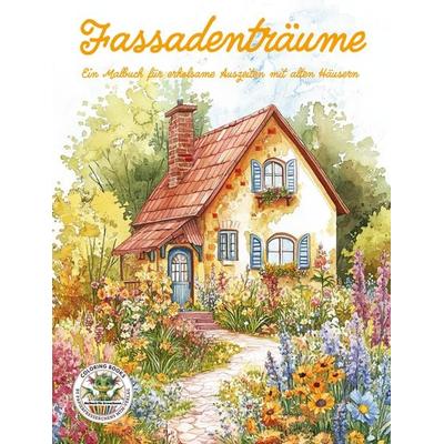 Fassadenträume - Ein Malbuch für erholsame Auszeiten mit alten Häusern, Nonbook von Nanja Holland, Papierfresserchens MTM-Verlag, 978-3-99051-307-1