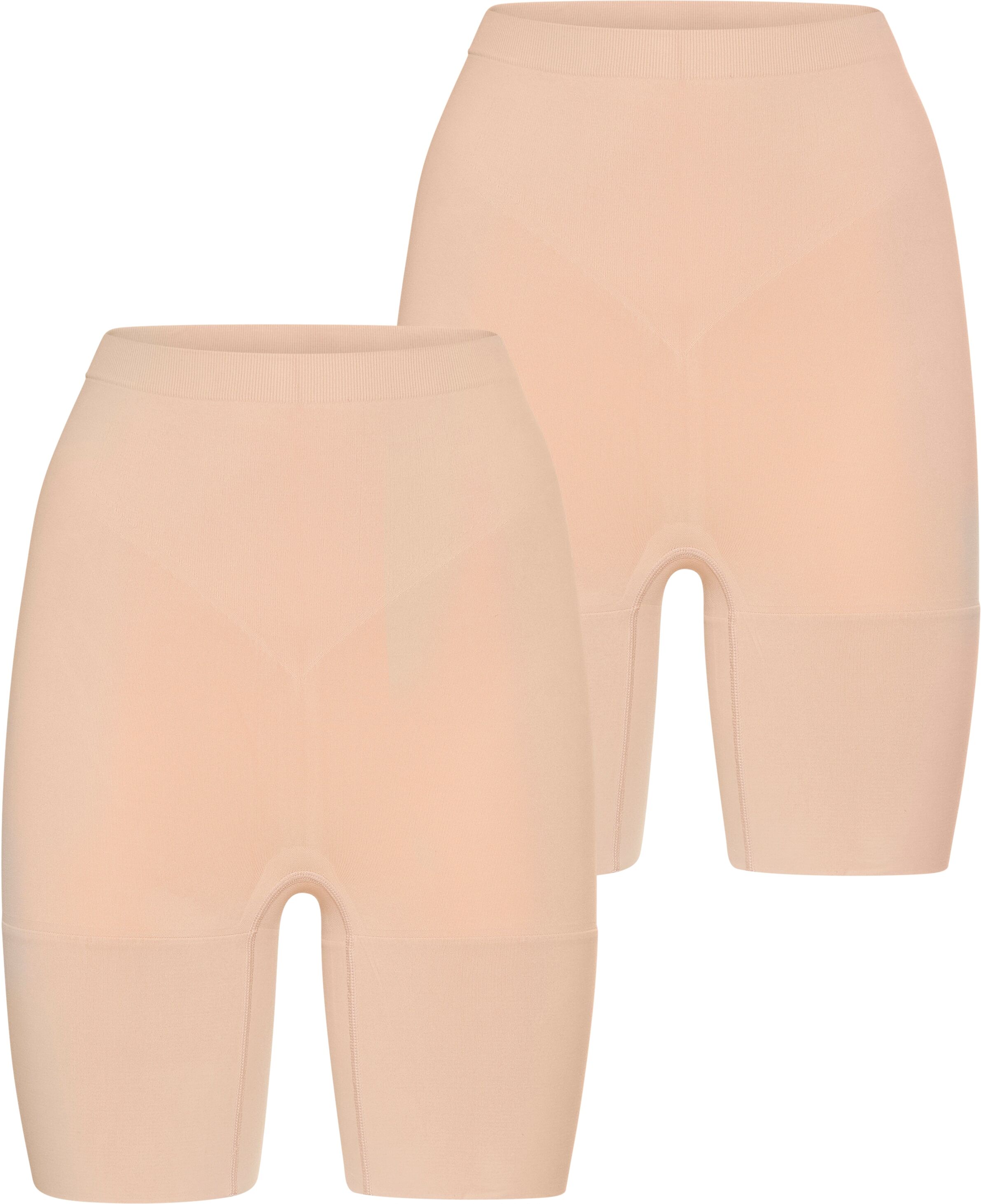 Shapinghose SARLINI, Damen, Gr. S, beige, Obermaterial: 54% Polyamid, 46% Elasthan, unifarben, eng, Unterhosen, Nahtlos, figurformende Shorts