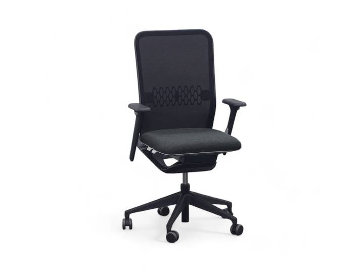 Bürostuhl SitagTeam Mesh swissmade mit 2D Armlehnen, Anthrazit, Neu, Ergonomischer Stuhl - ideal für flexibles Arbeiten