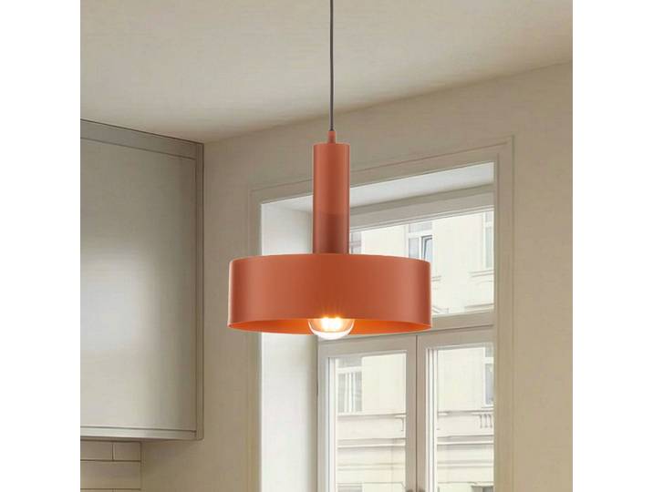 Hängeleuchte Vitrum round SIGMA, dimmbar, rot, für Wohn- / Esszimmer, Metall, Modern