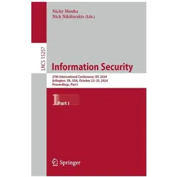 Information Security, Fachbücher von Nick Nikiforakis, Nicky Mouha
